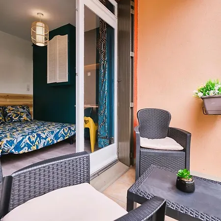 Confort ! Climatisation, Centre-ville, Parking, Terrasse, Wifi, Netflix Apartamento *