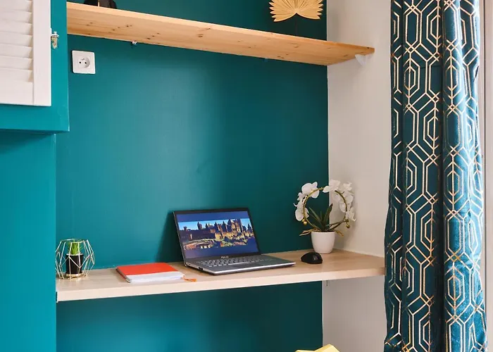 Apartament Confort ! Climatisation, Centre-ville, Parking, Terrasse, Wifi, Netflix Carcassonne